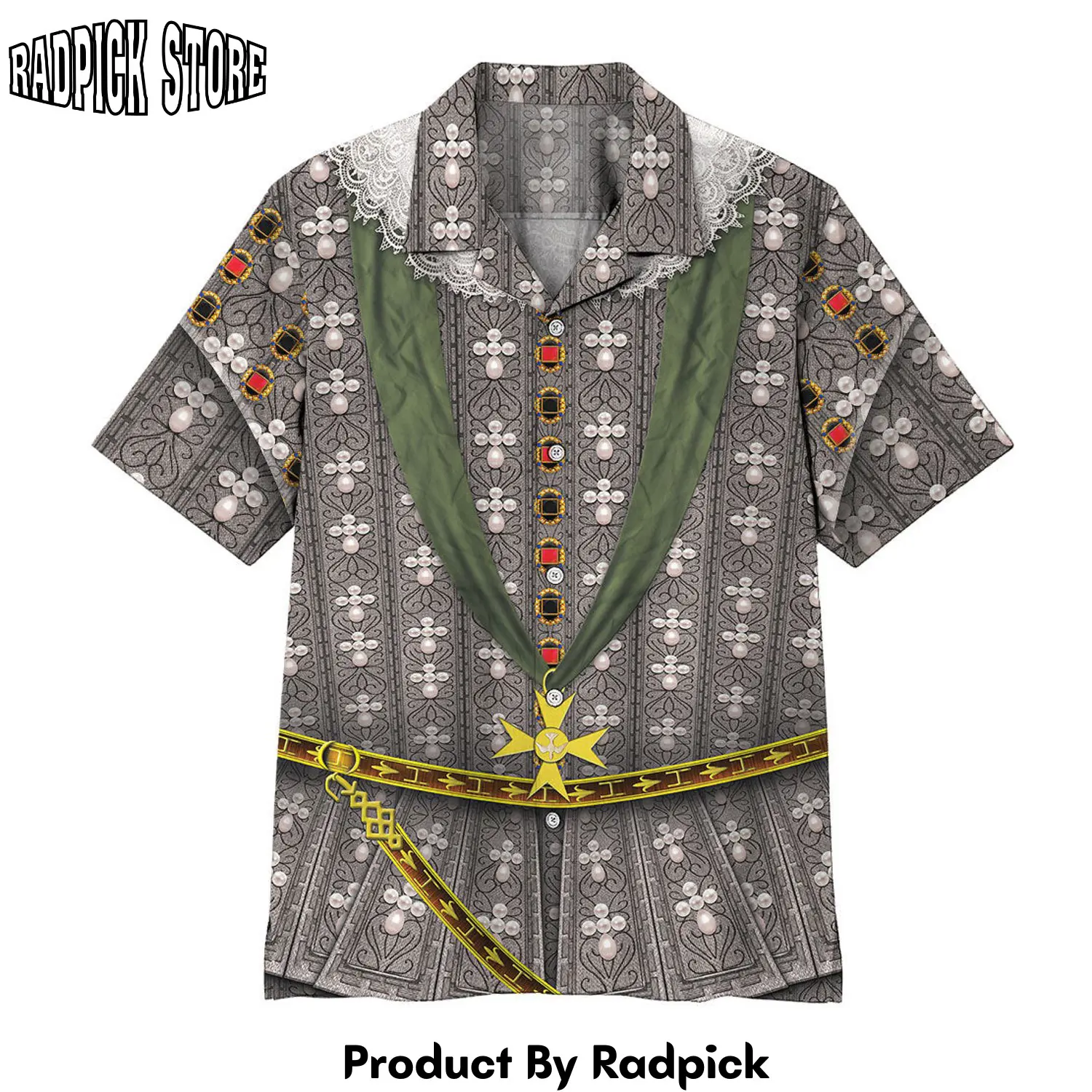 Radpick 3d full print henry iv of france hawaii shirt rp292788